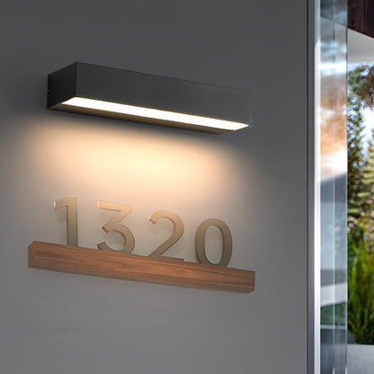Nadir – Außenwandlampe aus Aluminium