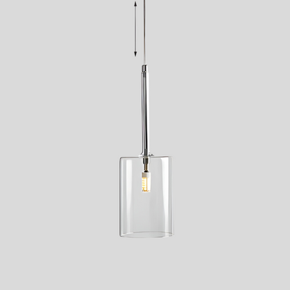 Roger – Moderne Glashängeleuchte für elegante Esszimmerbeleuchtung