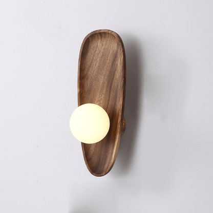 Alani – Wandlampe aus natürlichem Holz
