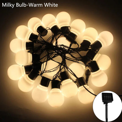 Solar-Kugel-Lichterkette für den Außenbereich