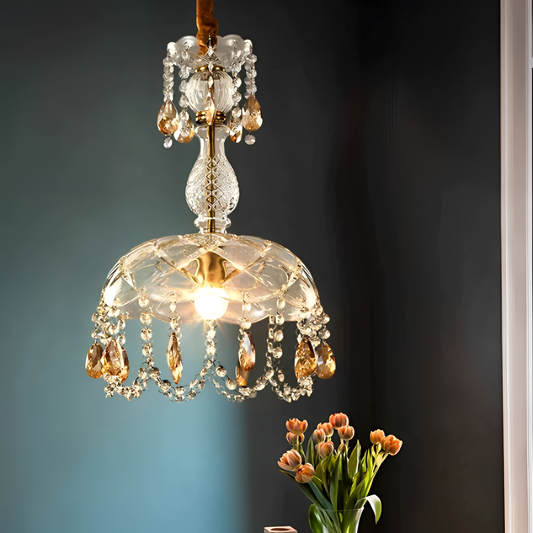 Talu – Rustikale Rattan-Hängelampe für Boho- und Landhauslook