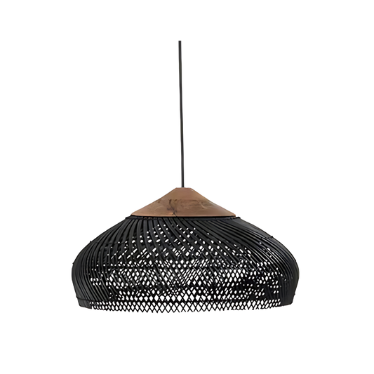 Ella – Asiatische Rattan-Deckenlampe