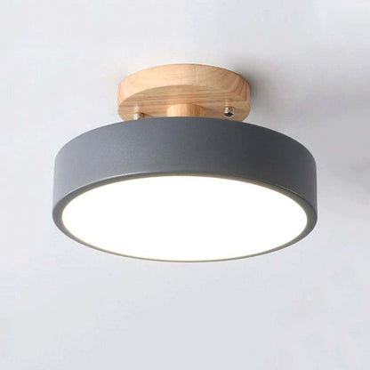 HolzGlanz – Moderne Deckenlampe aus Holz