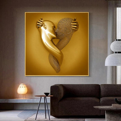 HerzKunst – 3D-Wandbild mit Liebesmotiv