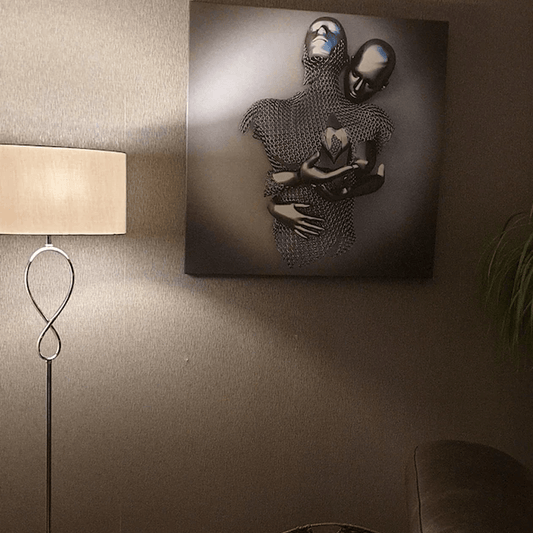 HerzKunst – 3D-Wandbild mit Liebesmotiv