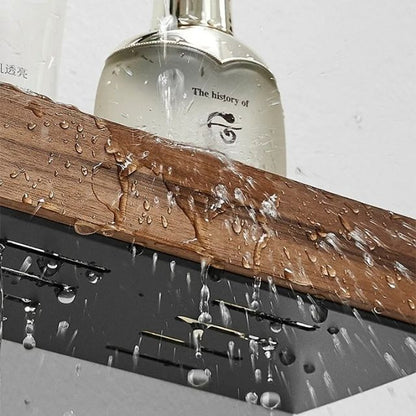 HolzOrganix – Bohrenfreie Regale fürs Bad aus Massivholz
