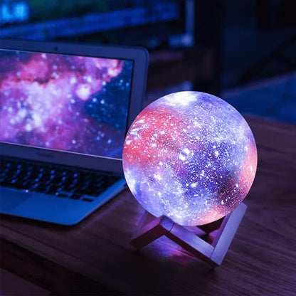 StarAura – Nachtlampe mit Sternenhimmel & Touch-Steuerung