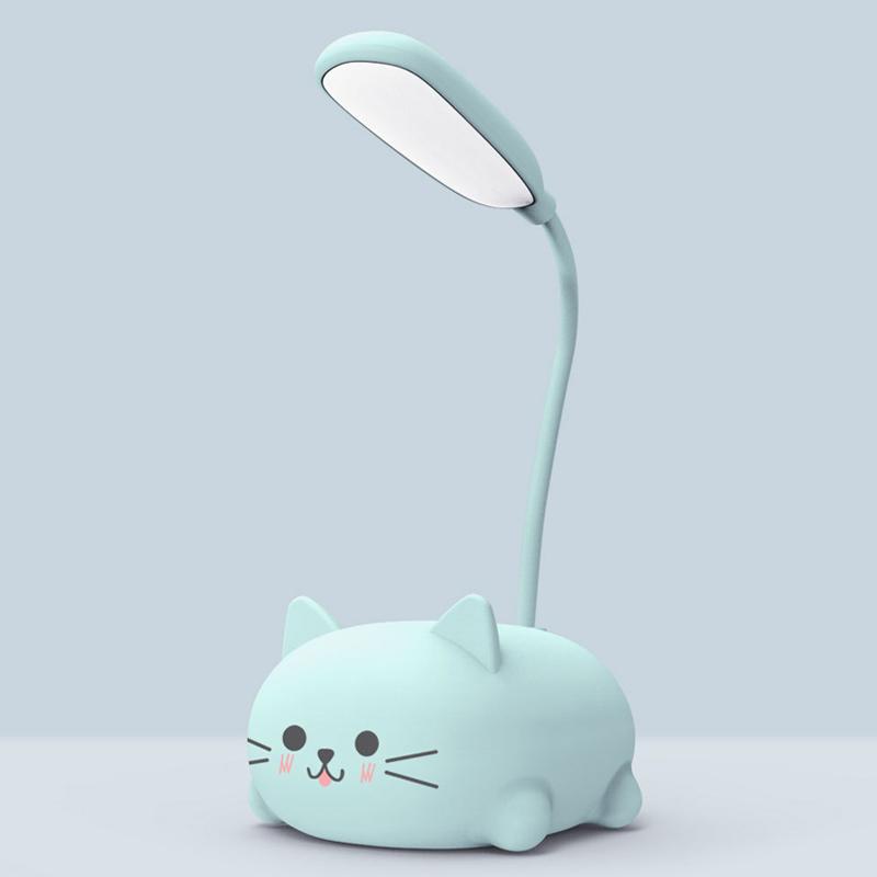 KatzenLicht – Mini-LED-Schreibtischlampe mit USB & Augenschutz
