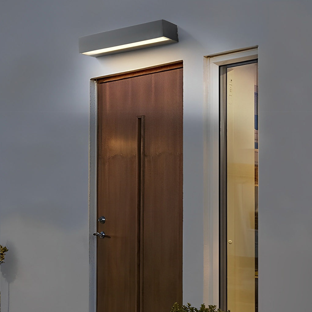 Nadir – Außenwandlampe aus Aluminium