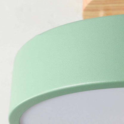 HolzGlanz – Moderne Deckenlampe aus Holz