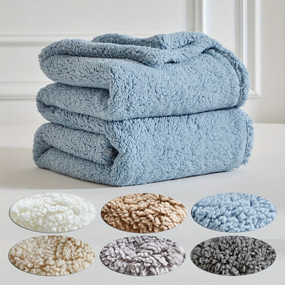 KuschelWolke – Flauschige Sherpa-Decke für Sofa & Bett, wendbar & waschbar