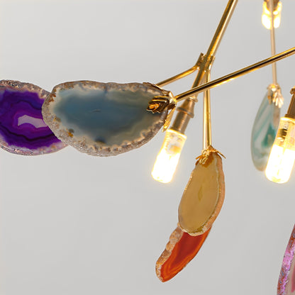 Adrian – Kreativer LED-Deckenleuchter aus Onyx-Stein
