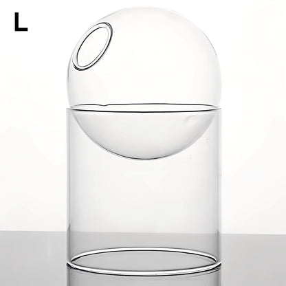 Amira – Farbige Glas Kugelvase Deko