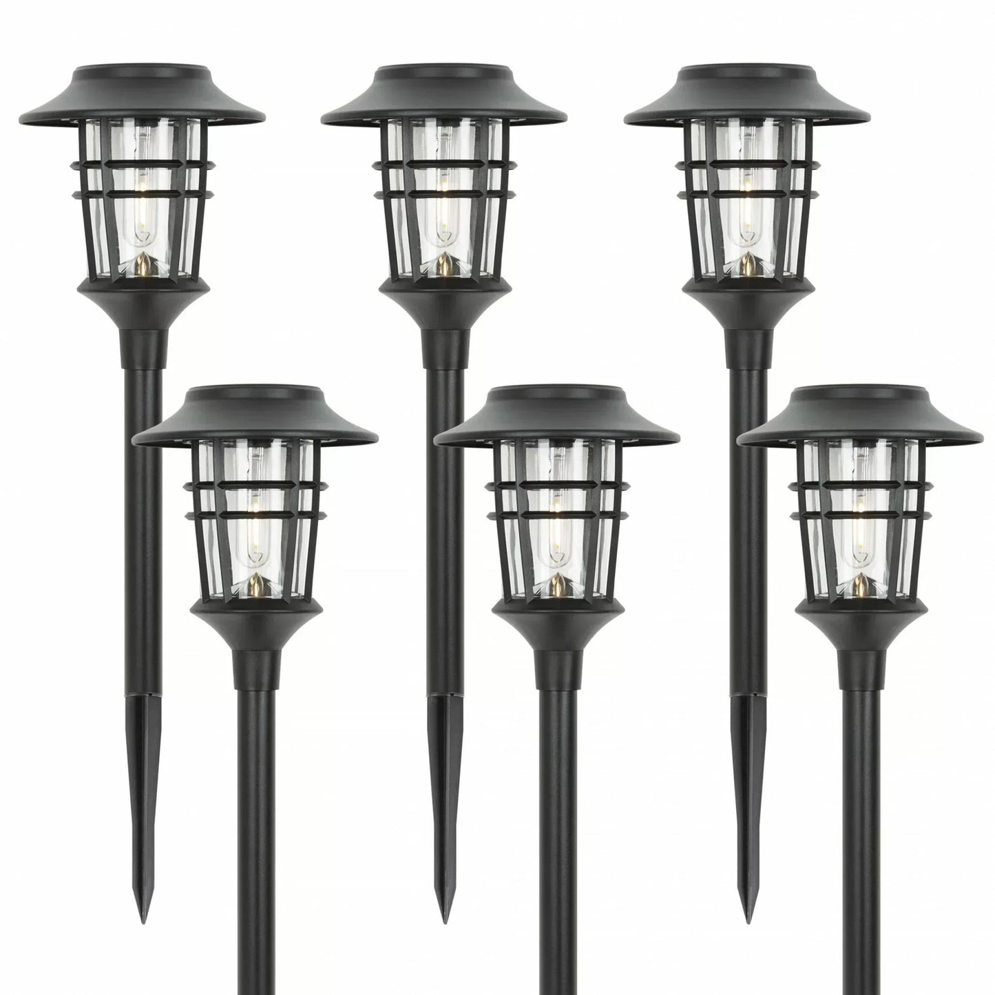Miyu – Solar-LED-Licht für den Garten im Streifenstil