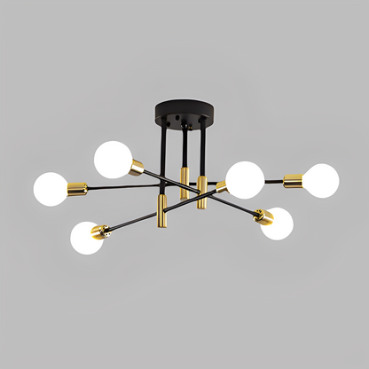 Ira – Individuelle Schmiedeeisen-Deckenleuchte