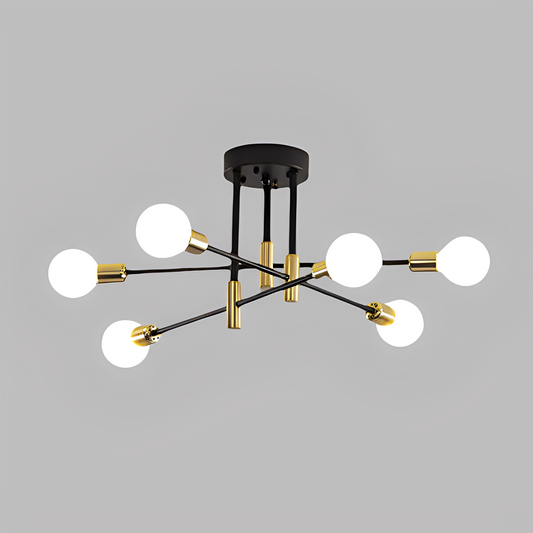 Ira – Individuelle Schmiedeeisen-Deckenleuchte