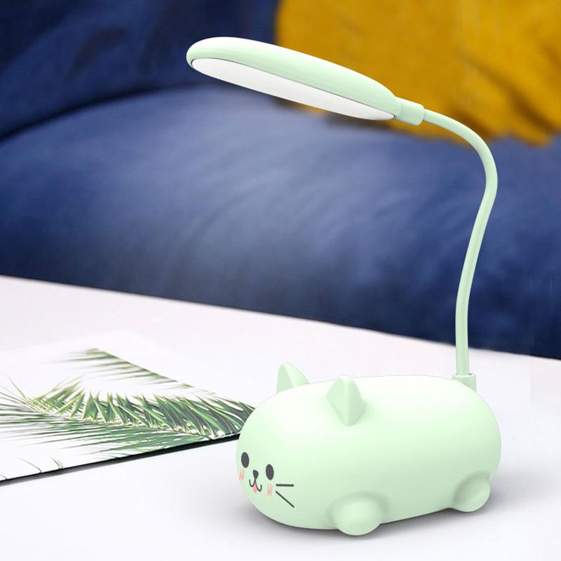 KatzenLicht – Mini-LED-Schreibtischlampe mit USB & Augenschutz