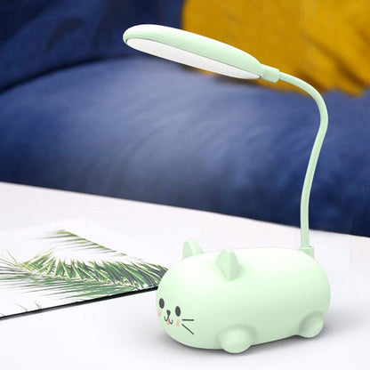 KatzenLicht – Mini-LED-Schreibtischlampe mit USB & Augenschutz