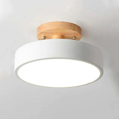 HolzGlanz – Moderne Deckenlampe aus Holz
