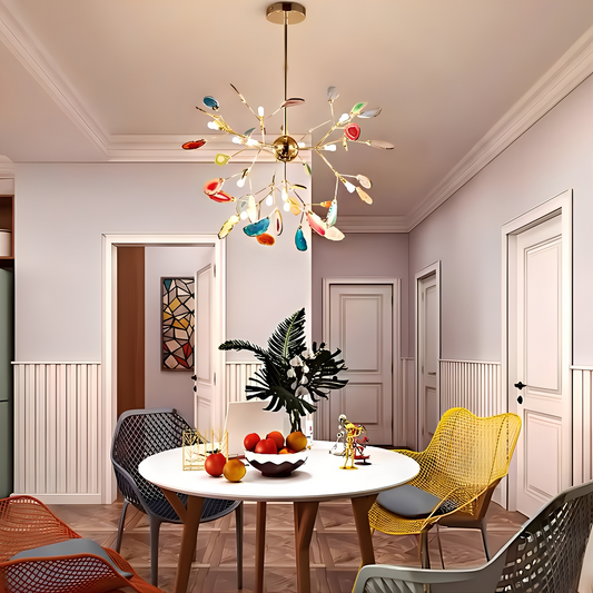 Adrian – Kreativer LED-Deckenleuchter aus Onyx-Stein