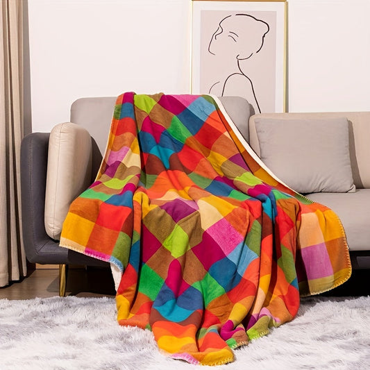 Nolan – Wendbare Sherpa-Decke aus Coral Fleece für elegantes Wohlfühlen