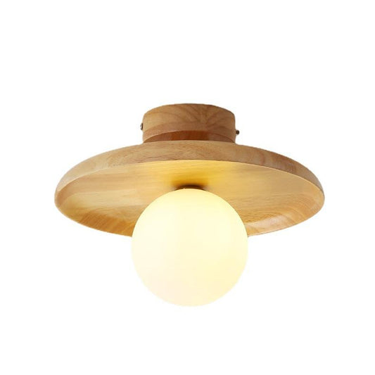 ZenLicht – Japanisch inspirierte Deckenleuchte aus Naturmaterialien