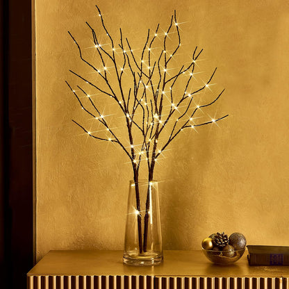 Marilyn – Lampe aus Weidenzweigen mit sanftem Naturlicht