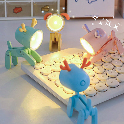 CartoonGlow – Mini-Tier-Nachtlicht mit Handyhalter