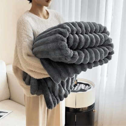 Nola – Dicke Flanell-Decke im skandinavischen Stil