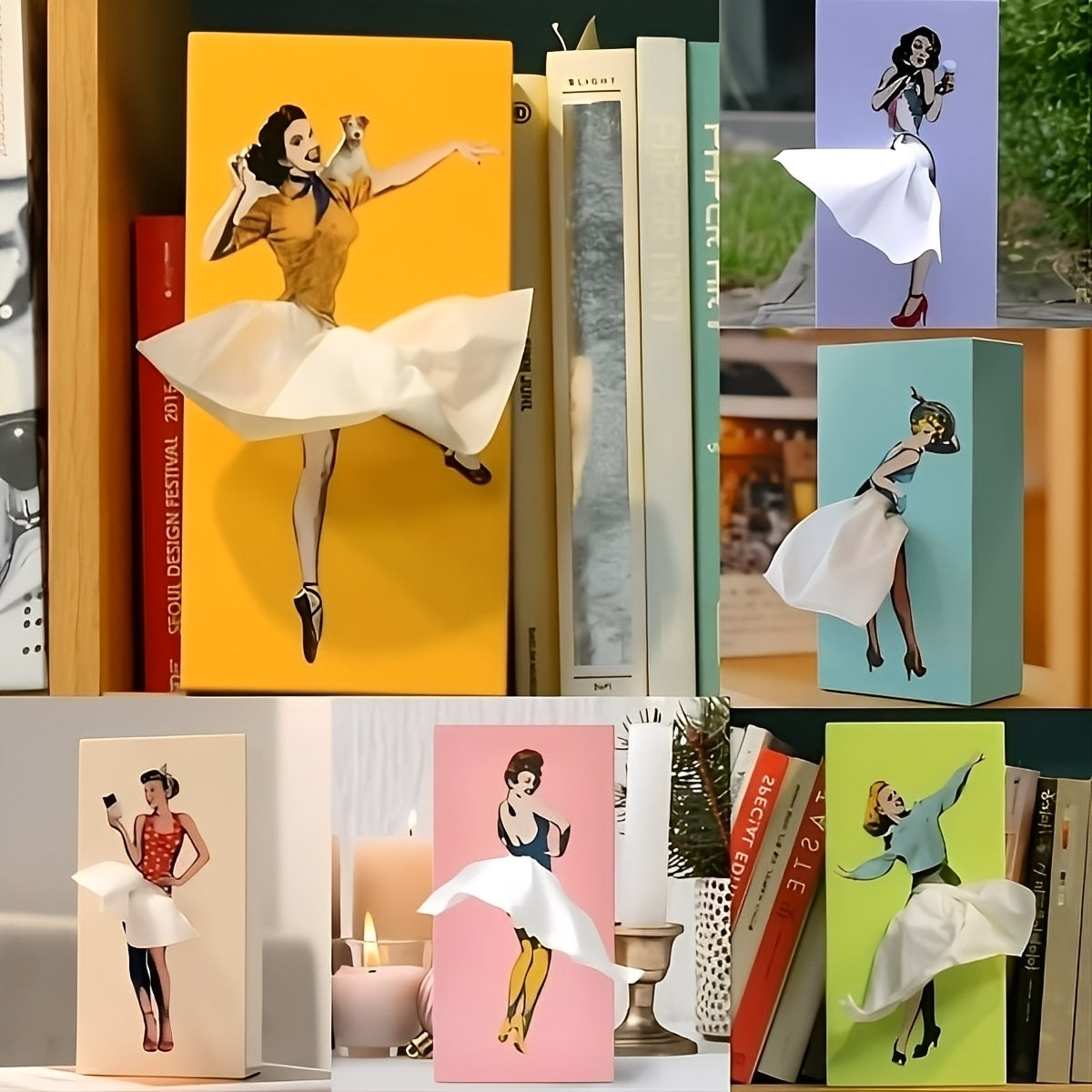 Mira – Taschentuchbox im Ballerina-Stil