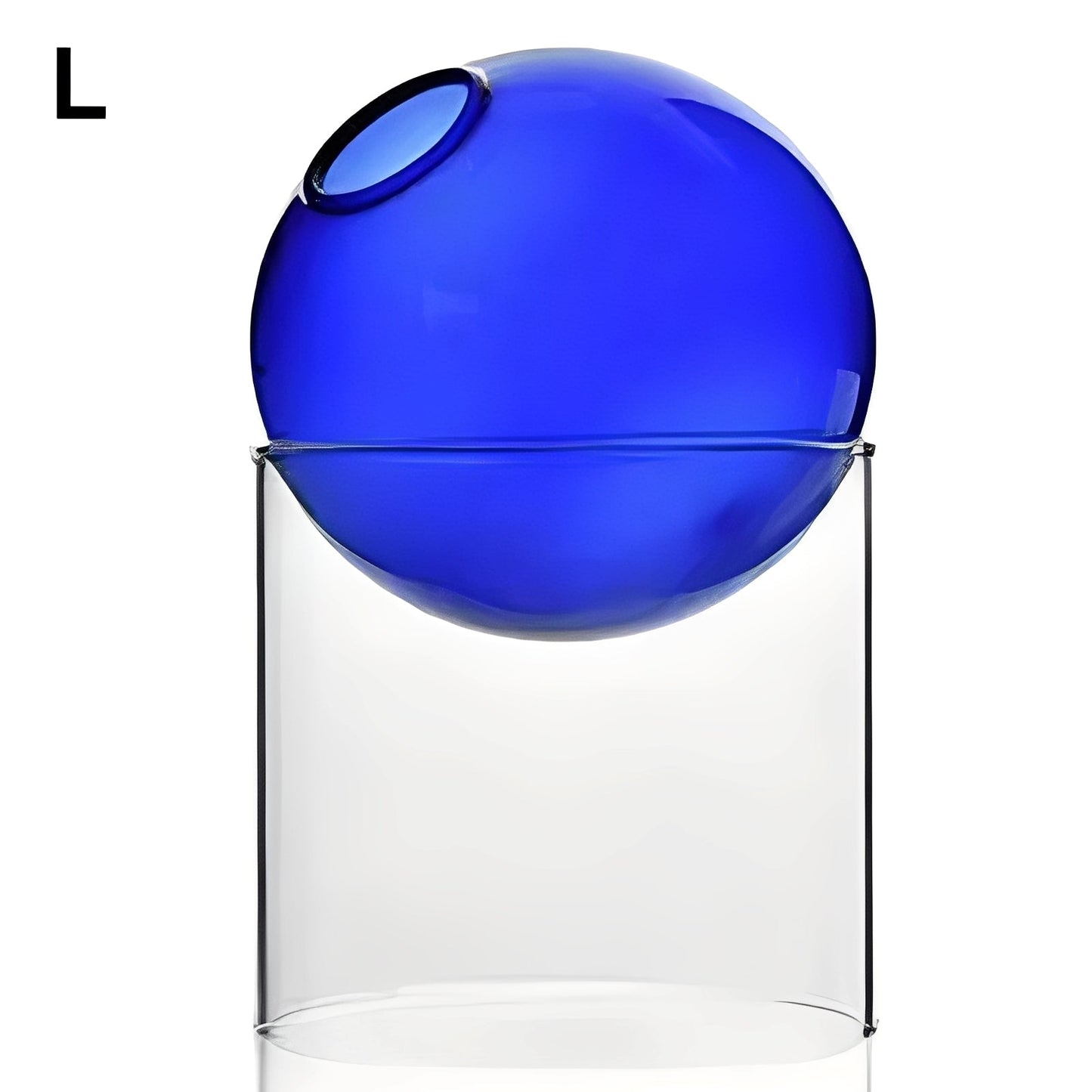 Amira – Farbige Glas Kugelvase Deko