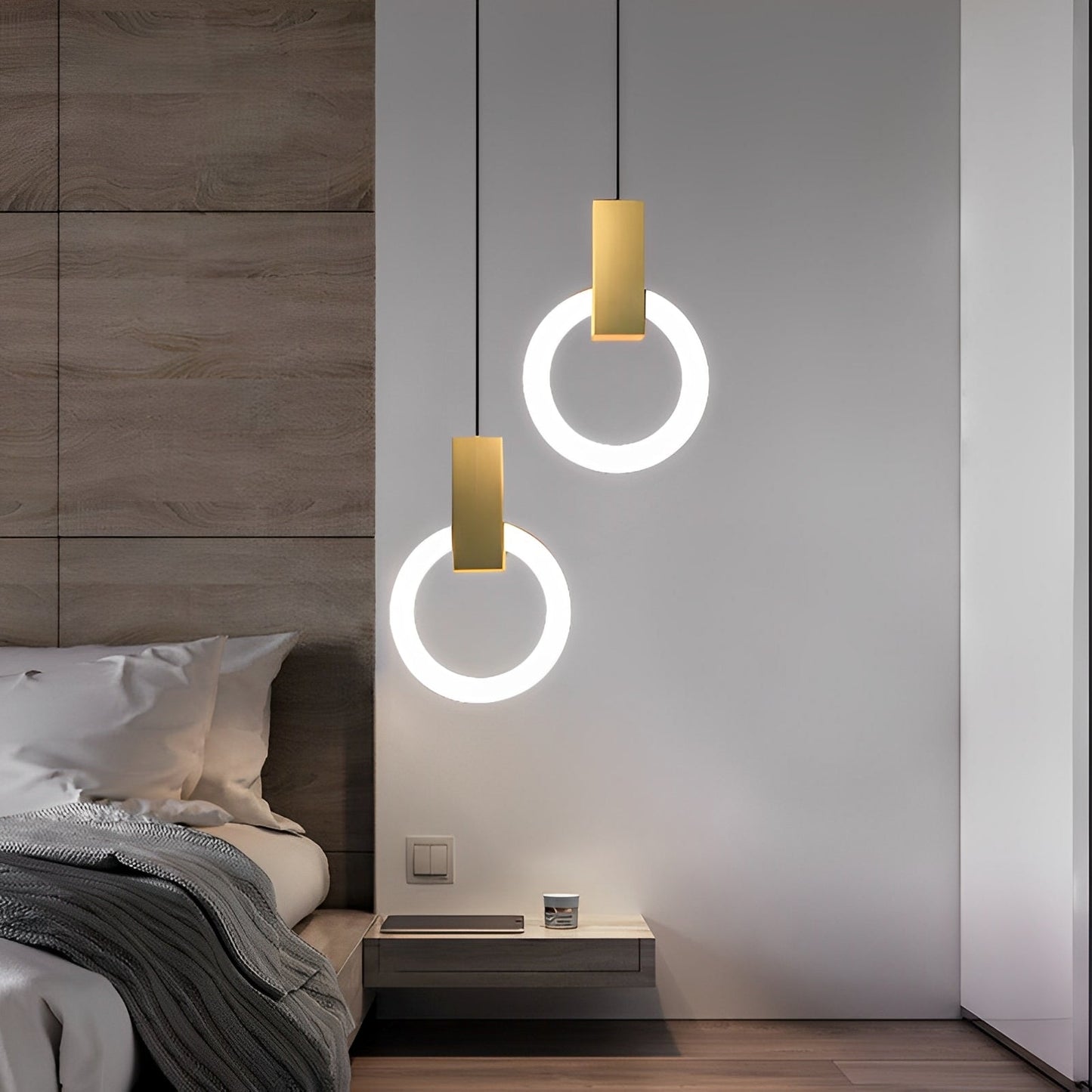 Nordra – LED-Hängelampe im skandinavischen Ringlook für moderne Wohnräume