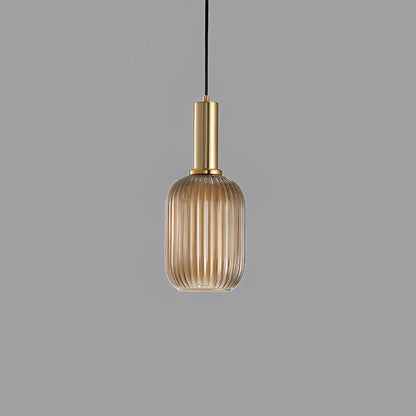 Serava – Glas-Pendelleuchte im Retro-Stil