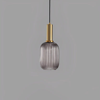 Serava – Glas-Pendelleuchte im Retro-Stil