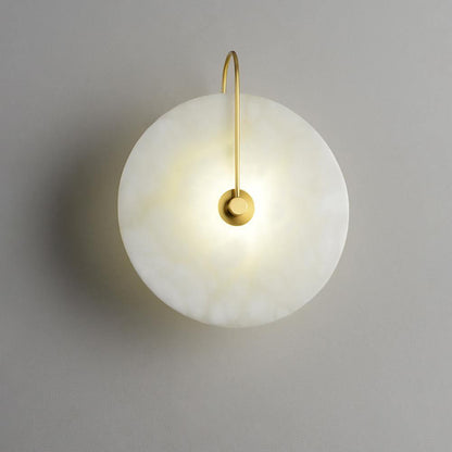 Aveline – LED-Wandlampe aus Alabasterstein