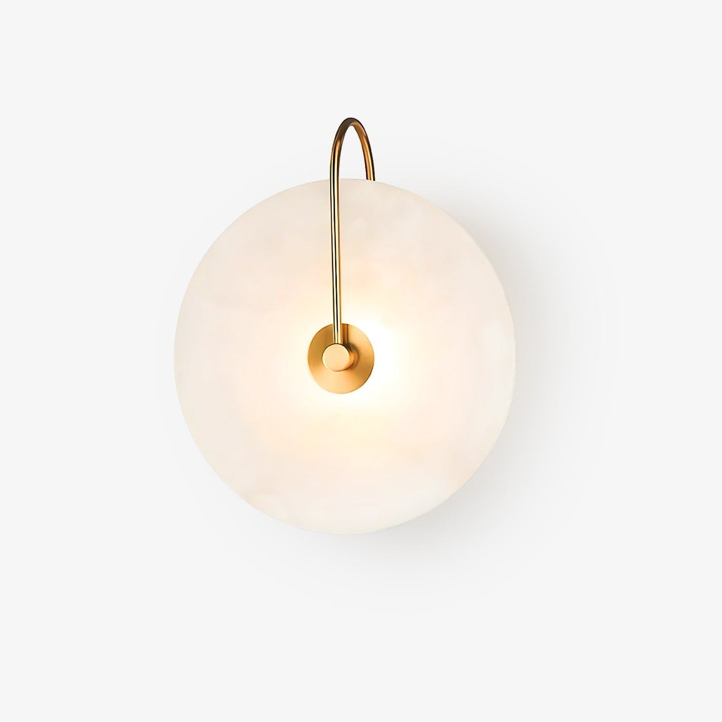 Aveline – LED-Wandlampe aus Alabasterstein