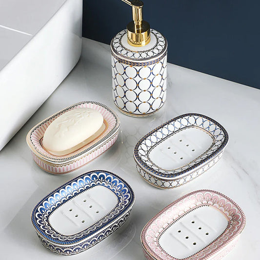 DecoLuxe - Elegante Seifenschale im Art-Déco-Stil
