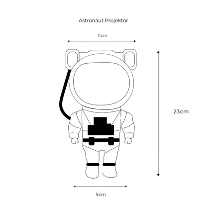 Astronaut-Sternenprojektor – Magische Galaxie-Lichtshow für Kinder & Erwachsene