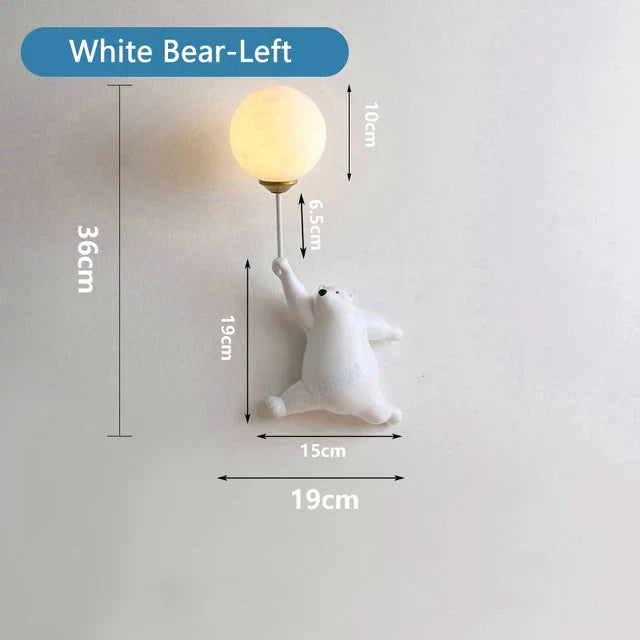 Bär Anhänger Hintergrund Wandlampen
