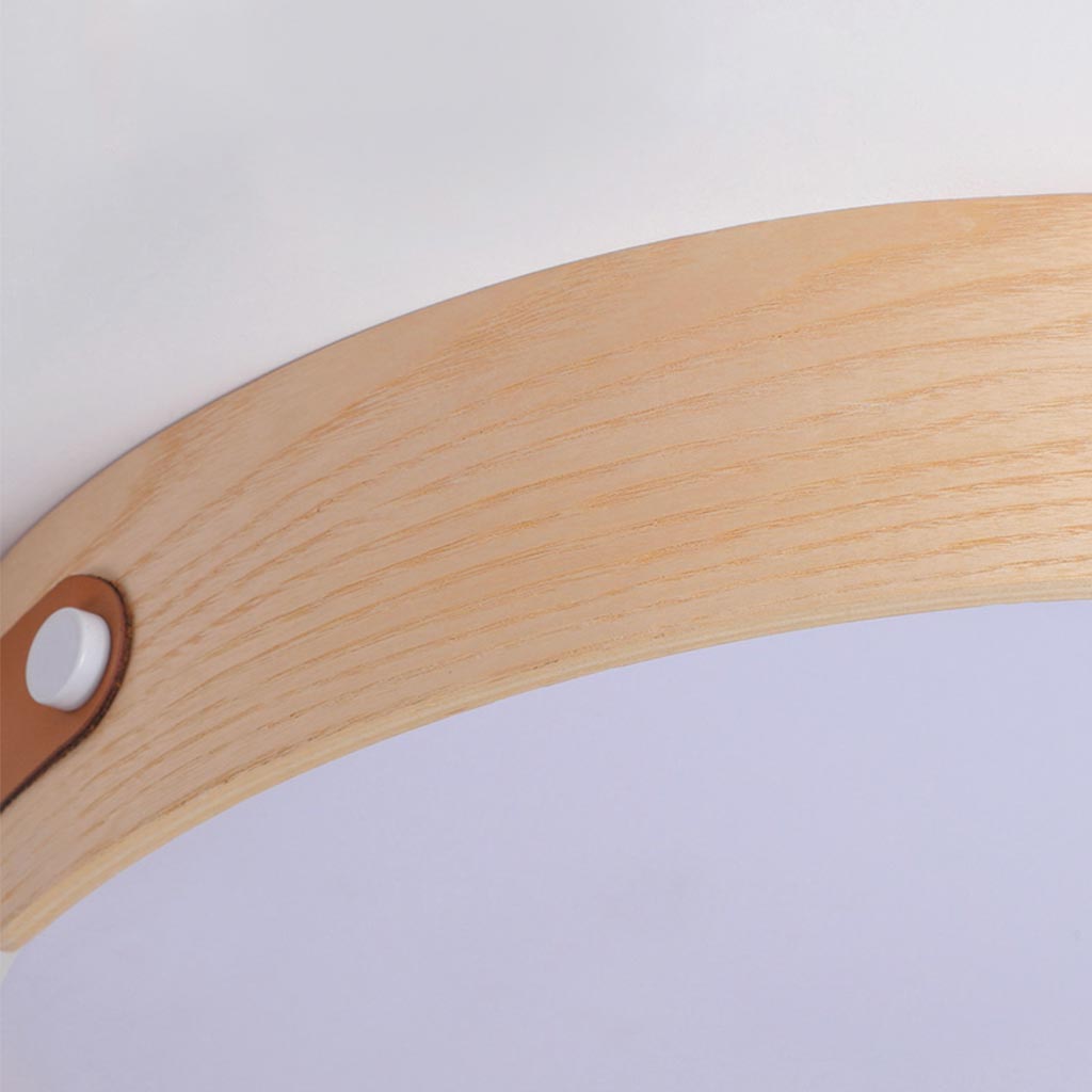 Yumi – Japanische Kreative Walnuss-Deckenlampe