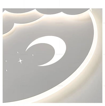 Mond Sterne Nachttisch Wandlampe