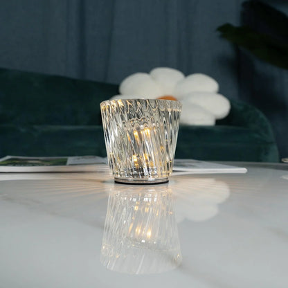 Sakura – Tischlampe mit Kristall-Diamanten