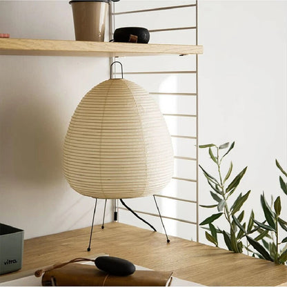 ZenGlow – Stehlampe aus traditionellem Reispapier im japanischen Stil