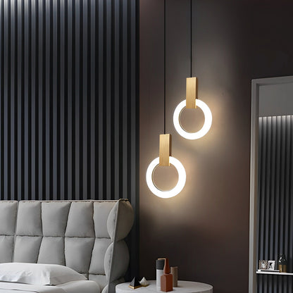 Nordra – LED-Hängelampe im skandinavischen Ringlook für moderne Wohnräume