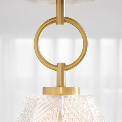 Delina – Art-Déco-Deckenleuchte
