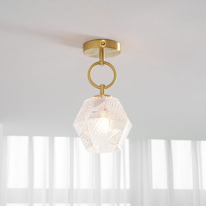 Delina – Art-Déco-Deckenleuchte