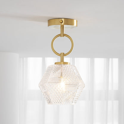 Delina – Art-Déco-Deckenleuchte