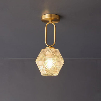 Delina – Art-Déco-Deckenleuchte