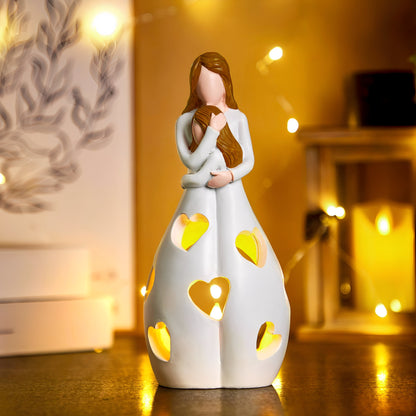 Maria – Rustikale Harz-Kerzenlampe