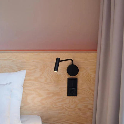 Niva – Runde LED-Wandleuchte mit Spotfunktion